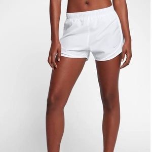 Nike Women's Dri-Fit White Running Shorts